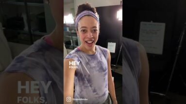 "I know I'm a wierdo, but that's okay" 😂 What are your strange cool-down rituals?? #behindthescenes