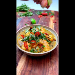 Easy Spicy Shrimp Curry Soup - Warming Recipe