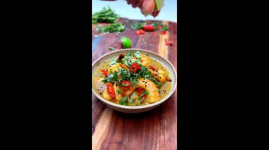 Easy Spicy Shrimp Curry Soup - Warming Recipe