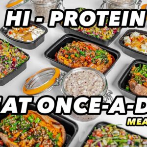 High Protein Meat Once a Day Meal Plan