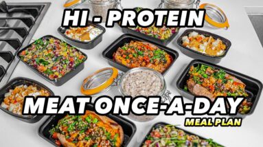 High Protein Meat Once a Day Meal Plan