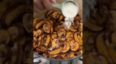 Vegan Cream of Mushrooms #shorts #vegan #veganfood #veganrecipes #vegancooking #veganlife #food