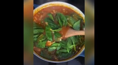 Mediterranean Chickpea Chicken Soup #shorts #mediterranean #chickpeas #chicken #soup #souprecipe
