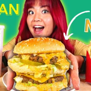 VEGAN MCDONALDS MUKBANG (Big Mac, Fries, Apple Pie, Coke Zero)