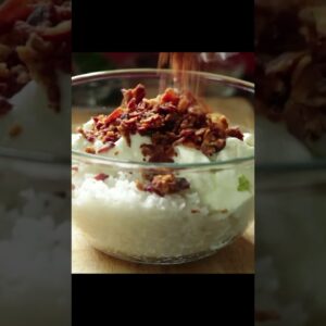 Yogurt + Rice + Bacon = YUM or WTF?  #shorts