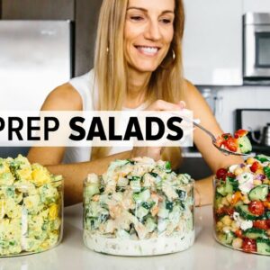 3 Easy MEAL PREP Ideas for Summer Salad Recipes