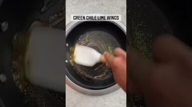 Green Chili Lime Wings #cooking #foodie #wingsfood #lime #wingsrecipe