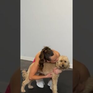 When you have to pause your workout to comfort your dog 😂 #bloopers