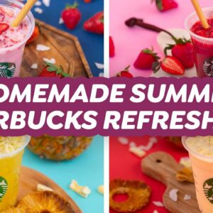 4 Homemade Summer Starbucks Refreshers