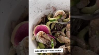 Black Aguachiles #cooking #foodie #shrimp #aquachilles #chilli #chillirecipe