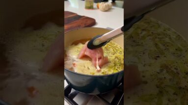 Lean Chicken & Rice Soup #shorts #cooking #foodie #chickenandrice #ricesoup #souprecipe