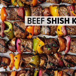 BEEF SHISH KABOBS (with the best marinade) for the ultimate summer grilling recipe!