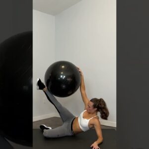 Exercise ball = great for building stability!