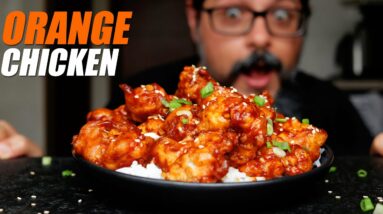 Indians trying Orange Chicken for the first time