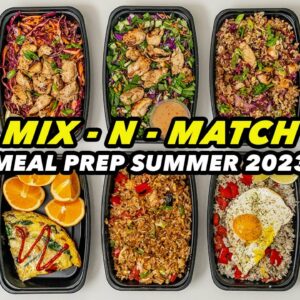 Mix & Match Meal Prep Summer 2023 - 5 ingredients, 10 recipes