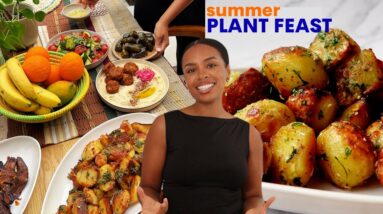 Summertime Plant Feast Recipes | delicious food with minimal effort