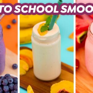 3 Easy Back to School Smoothies for Kids (or Adults!)