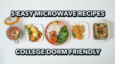 5 Microwave Recipes - College Dorm Friendly