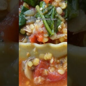 Make this budget friendly soup with broken up lasagna #shorts