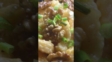 This dish mixes CONDENSED MILK with SHRIMP!