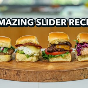 Game Day Eats - 4 Amazing Slider Recipes