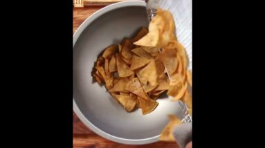 Tortilla Chips #cooking #foodie #chips #snack #corntortillias