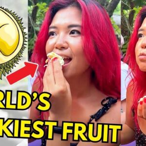 What I Ate in THAILAND as a VEGAN 🇹🇭 Trying DURIAN (World's Stinkiest Fruit)