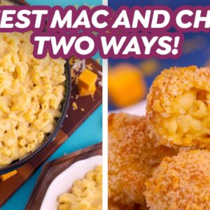 15-Minute Stovetop Mac and Cheese + Baked Mac and Cheese Bites