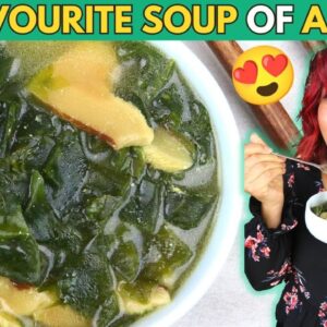 Korean Birthday Soup (VEGAN Miyeokguk 비건 미역국) | Vegan Korean Seaweed Soup