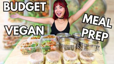 Budget Friendly Vegan Meal Prep: COMFORT FOOD BUT HEALTHY!