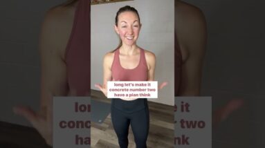 3 ways to make sure your 2024 fitness goals stick! #fitnessgoals #workouttips #exercisegoals
