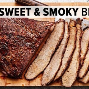 Easy Oven BEEF BRISKET Recipe with Sweet & Smoky Flavor!