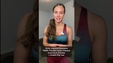 How to train for your goals! Which of these fitness tips is most helpful for you? #fitnessgoals