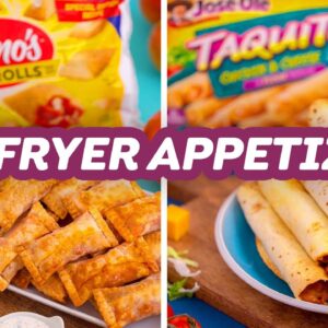 Homemade Air Fryer Pizza Rolls & Chicken Taquitos!