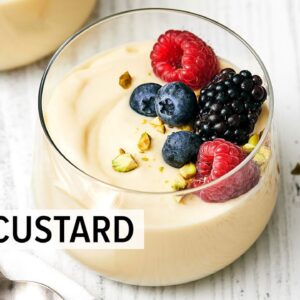 Homemade CUSTARD RECIPE - Super Easy To Make!