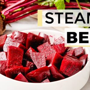 HOW TO COOK BEETS | easy steamed beets (perfect for meal prep!)