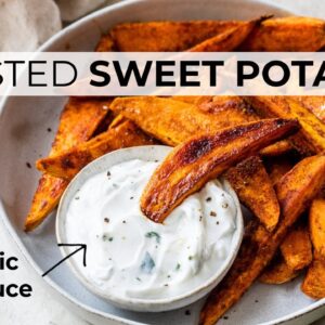 MY NEW FAVORITE SWEET POTATO RECIPE | better than fries!