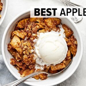 The Best APPLE CRISP Recipe (Better Than Apple Pie!)