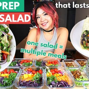 This Salad Would Cost $20 At a Restaurant... MEAL PREP Instead & Save Money!