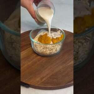 Tone It Up - Pumpkin Spiced Overnight Oats