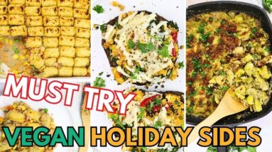 VEGAN CHRISTMAS SIDES YOU MUST TRY (Vegan holiday recipes 2023)