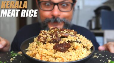 DELICIOUS Meat Rice Dish from Kerala - Erachi Choru