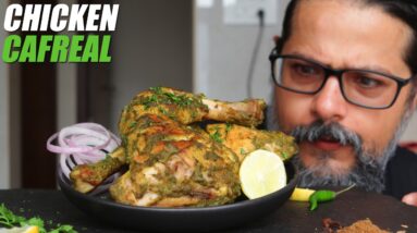 This GRILLED Chicken dish from GOA is DELICIOUS! - Chicken Cafreal Recipe