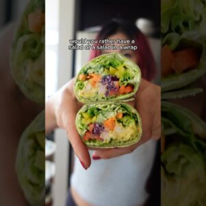 Would you rather have a salad or a wrap?? #shorts