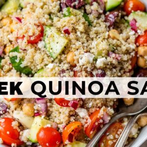 BEST QUINOA SALAD | 25-minute recipe, perfect for meal -prep