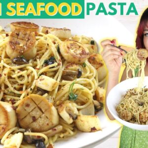 VEGAN SEAFOOD PASTA RECIPE