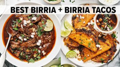 Easy CROCKPOT BIRRIA Makes the Best BIRRIA TACOS Recipe!