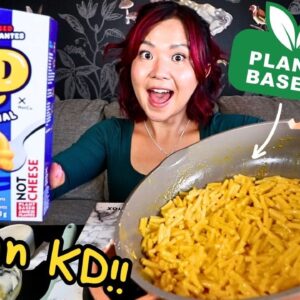 KRAFT MAC & CHEESE TASTE TEST (VEGAN!!!) & MUKBANG