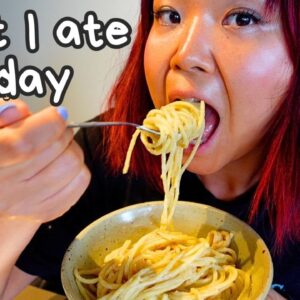 What I Ate in a Day GONE WRONG LOL Cooking With ONE HAND?!