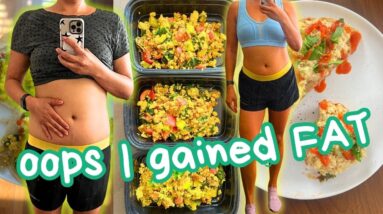 I Gained FAT Again 😭 WHAT I ATE IN A WEEK to Lose Weight (VEGAN) & Get My LIFE Together